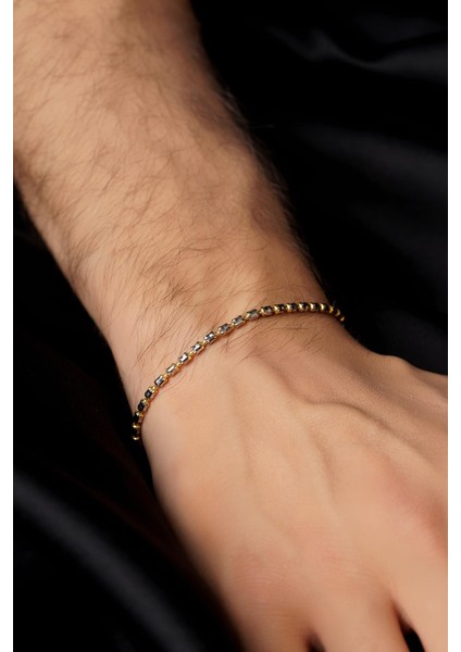 14 Ayar Altın Albert Erkek Bileklik fiyatları