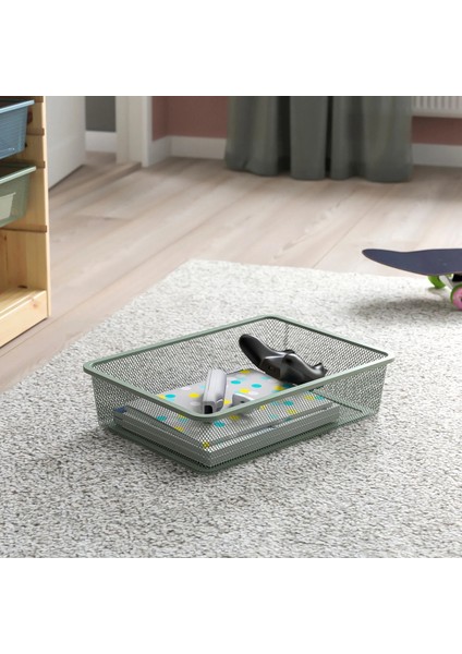 Trofast Saklama Ünitesi Çam Açık Yeşil Gri 93 x 44 x 52 cm fırsatları