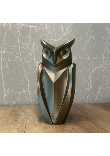 Dekoratif Baykuş Figürü 17 cm – Siyah & Beyaz Renk Seçenekli (3d Yazıcı Baskı) modelleri