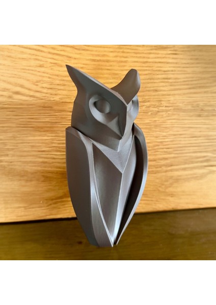Dekoratif Baykuş Figürü 17 cm – Siyah & Beyaz Renk Seçenekli (3d Yazıcı Baskı) fırsatları
