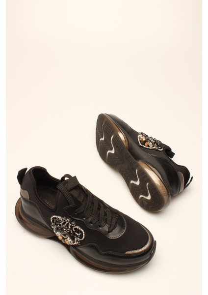 Idil Es Siyah Taşlı Streç Kadın Spor fırsatları