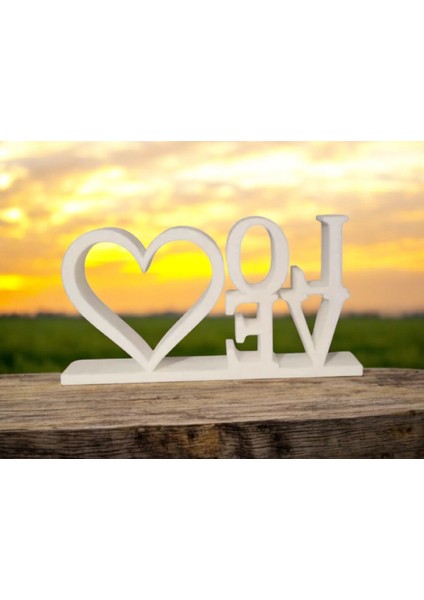 Aşkın Simgesi: Kalp ve Love 3D Baskı Masaüstü Dekoratif Obje fiyatları
