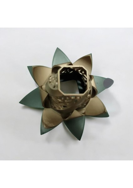 Lotus Tasarım 3D Baskı LED Tealight Dekor – 15 cm – Pla Malzeme modelleri