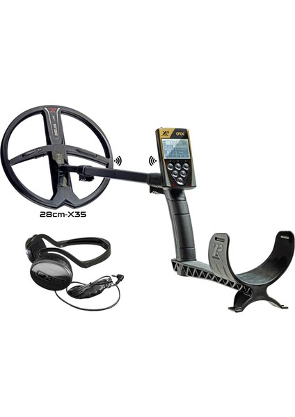 Xp Orx Define Dedektör - Ana Kontrol Ünitesi FX03 Kulaklık 28CM X35 Başlık ile (Siyah)