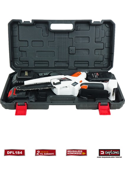 Ro Dijital Göstergeli Otomatik Yağlamalı 2 Metre Teleskop Kul Uzatmalı 8 Inç Budama DFL-184 fırsatları