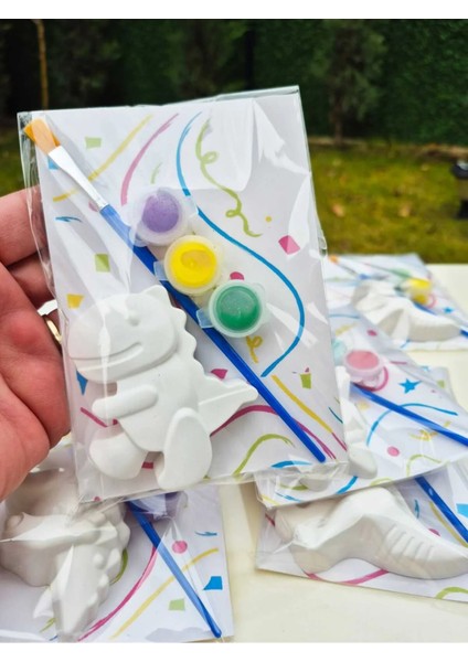 15 Adet /dinozorlar Set/boyayın Seti,kendin Yap,dıy,doğum Günü Hediyesi, Tatil Hediyesi modelleri