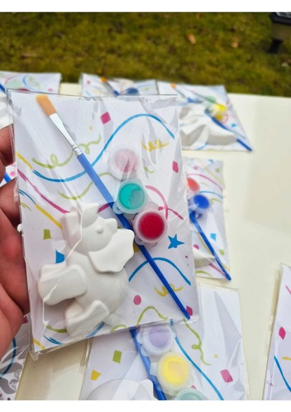 15 Adet /dinozorlar Set/boyayın Seti,kendin Yap,dıy,doğum Günü Hediyesi, Tatil Hediyesi fırsatları