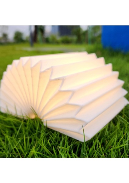 Prizma Fan Lamba: Beyaz 3D Baskı Gece Lambası - Gün Işığı LED Kiti