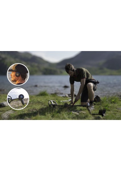 Xp Ws6 Master Dedektör (Ws6 Kablosuz Kulaklık ve 22CM Fmf Başlık Ile) Siyah