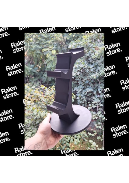 Ps5 Gamepad Dualsense 2'li + Kulaklık Stand Siyah Renk | 23CM ( Yüksek Kalite 3D Baskı Pla ) fırsatları