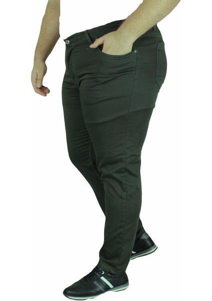 Mocgrande Büyük Beden Klasik 5 Cep Pantolon Venedik 11916 Hakı fiyatları