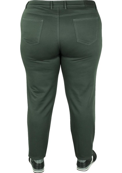 Mocgrande Büyük Beden Klasik 5 Cep Pantolon Venedik 11916 Hakı modelleri