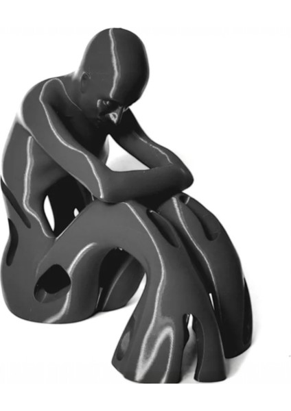 Kozmik Tasarım Heykel - Sanatla Buluşma 15 cm 3D Baskı