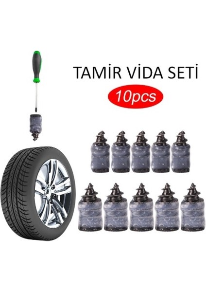 Lastik Tamir Kiti Kauçuk Vida Seti