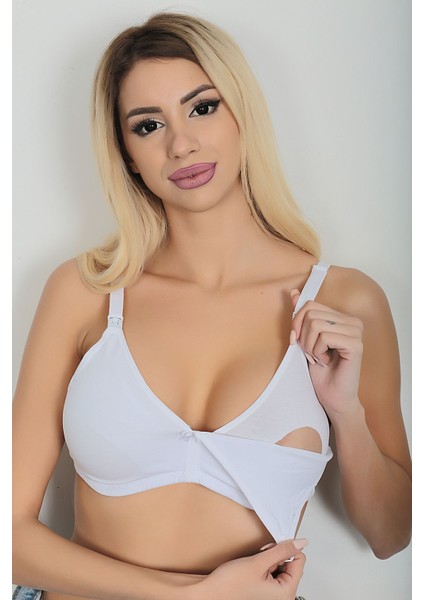 Beyaz Emzirme Sütyeni - 505 modelleri