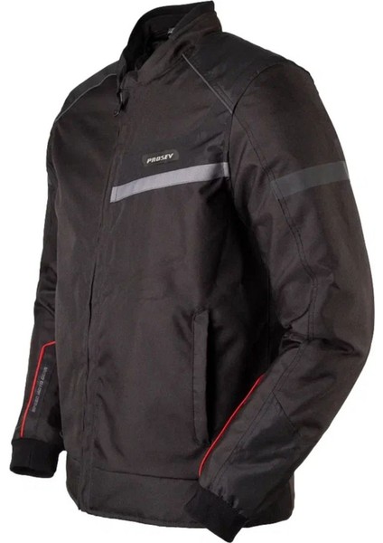 Motosiklet Montu Omuz Dirsek Sırt Koruma Ce Maxdura 600-D Dayanıklı Kumaş Siyah Motor Mont