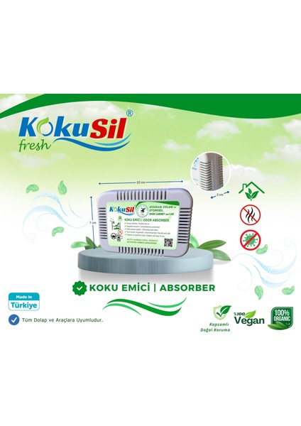 Kokusil Ayakkabı Dolabı Koku Giderici ve Koku Emici fiyatları