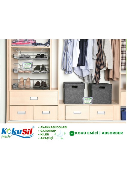 Kokusil Ayakkabı Dolabı Koku Giderici ve Koku Emici fırsatları