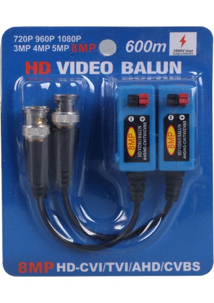 PM-3893 8mp Max 600 Metre Hd-Tvı/cvı/ahd/cvbs Hd Video Balun modelleri