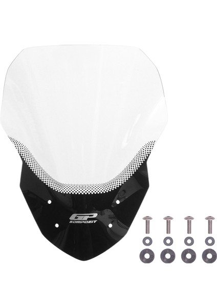 Rks Arome 125 2021-2024 Uyumlu Baskılı Ön Cam Şeffaf 44 cm indirimleri