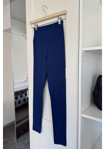 Yüksek Bel Çelik Tayt- Mavi fırsatları