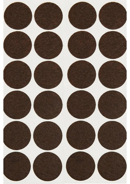 15 mm Yapışkanlı Mobilya Ayağı Keçesi Zemin Koruyucu Masa Sandalye Parke Koruma Pedi (144'LÜ Paket)