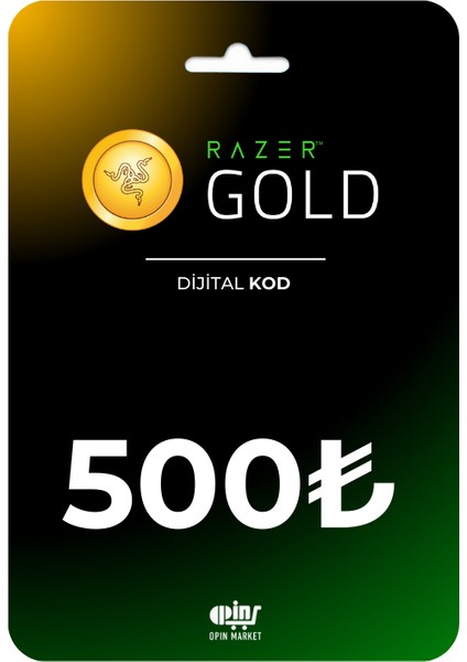 Razer Gold 500TL