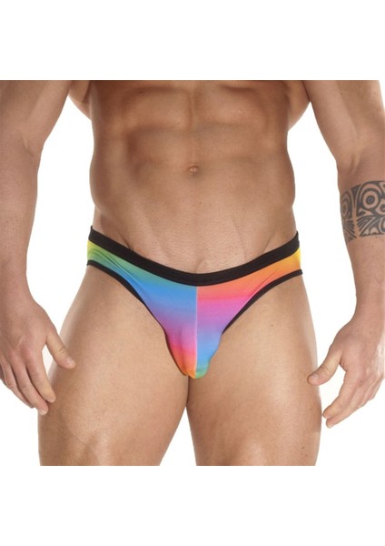 Gökkuşağı Desenli Erkek Çamaşır