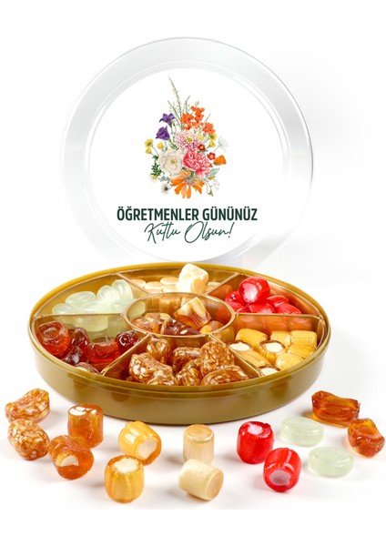 Öğretmenler Günü Hediyesi El Yapımı Karışık Akide Şekeri 400G modelleri