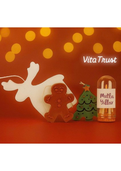 Yeni Yıl Hediye Seti – “mutlu Yıllar” Temalı El Yapımı Mum ve Kibrit Kutusu Seti fiyatları