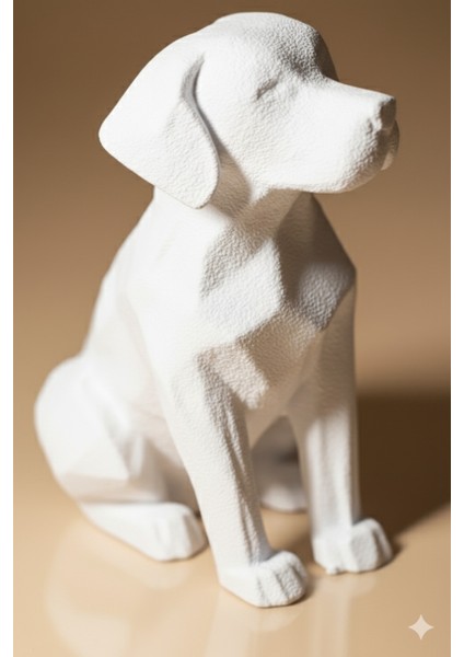 Labrador Figürü | 10 cm | Labrador Geometrik Masaüstü Dekorasyon | 3D Baskı Sanatı fiyatları