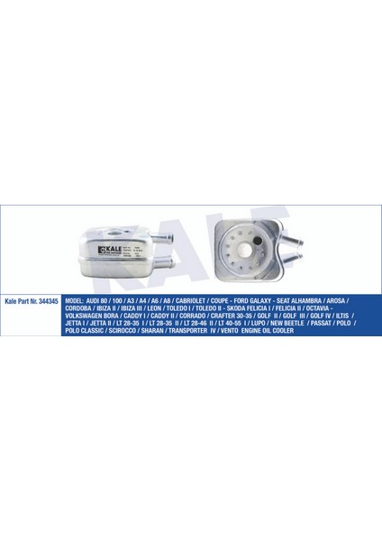 Mtxdpn Yağ Soğutucu BORA-CADDY-GOLF-JETTA-PASSAT-POLO-T4-LT35-IBIZA-LEON-A6-A4 1.9-2.5tdi Acv-Anj-Bjk