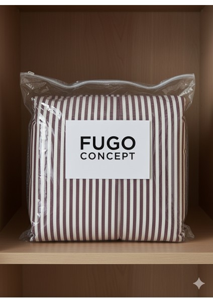 | Mürdüm Çizgili %80 Pamuk Saten Tek Kişilik Nevresim Takımı | 82 Tel Yollu Nevresim, Lastikli Çarşaf fırsatları