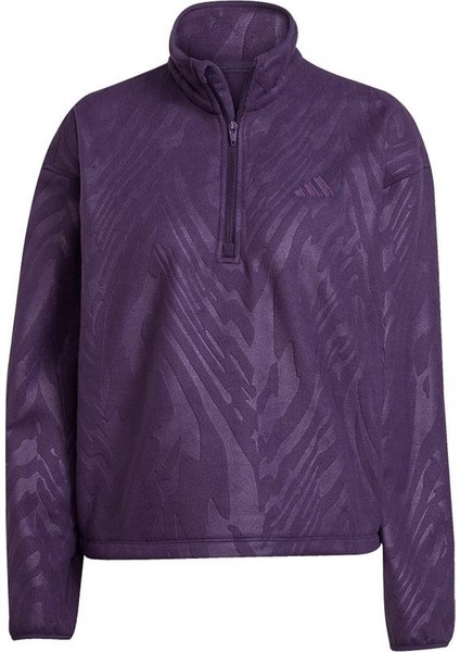 Kadın Mor Ceket AOP POLARFLEECE JX7402