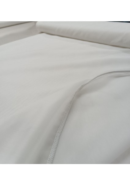 Düz Tül Perde - Ekru Beyaz - 1x2,5 Pile - PRG16 modelleri