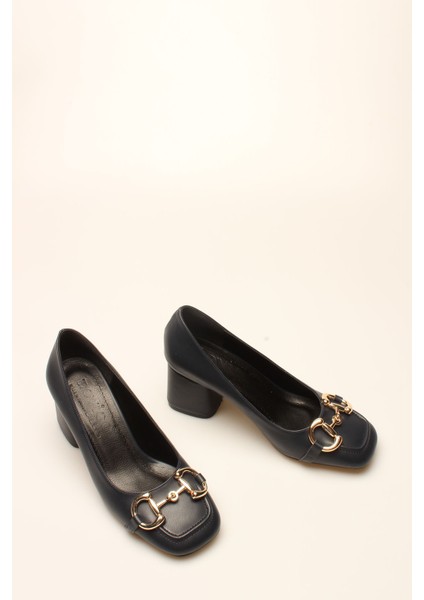 Idil Lacivert Cilt Tokalı Kadın Topuklu fiyatları