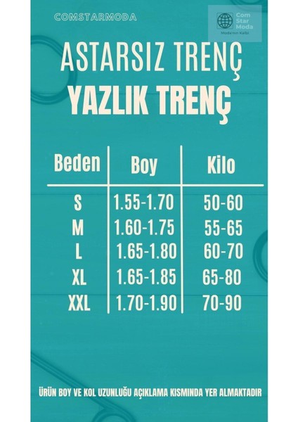 Kadın Düğmeli Kuşaklı Trençkot Uzun Kol Basic Tasarım 100% Polyester Bej indirimleri