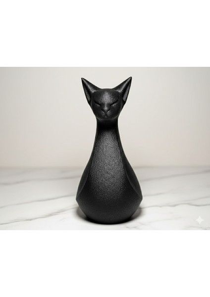 Soyut Kedi Figürü - 16 cm 3D Baskı