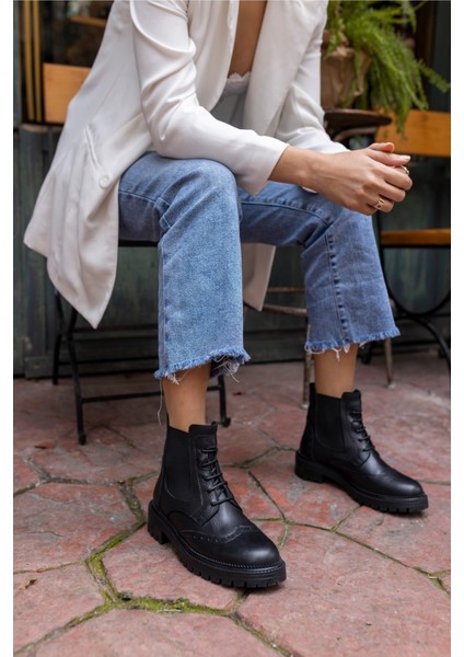 Novae Kadın Siyah Gercek Deri Bot fiyatları