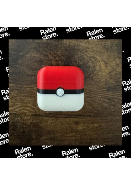 Pokemon Pokeball Temalı Airpods 4 Uyumlu Kılıf | 5cm ( Yüksek Kalite 3D Baskı Pla ) indirimleri