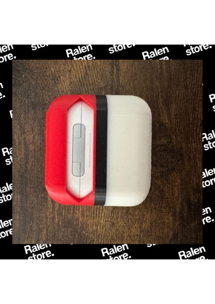 Pokemon Pokeball Temalı Airpods 4 Uyumlu Kılıf | 5cm ( Yüksek Kalite 3D Baskı Pla )