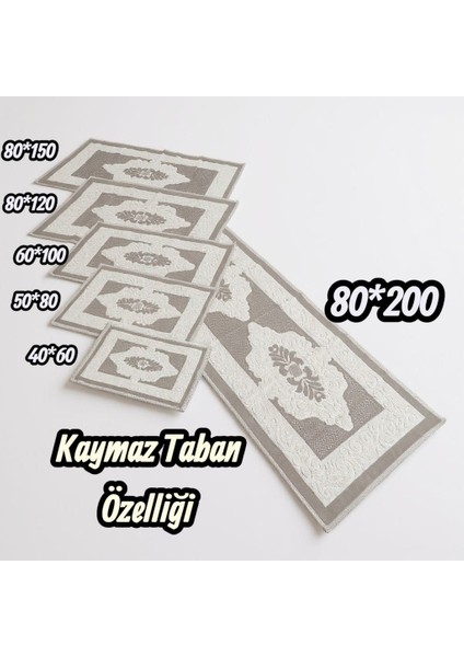 Pamuklu Kaymaz Taban Dikdörtgen Banyo Paspası – Yüksek Emici Pamuk Dokuma Banyo Halısı