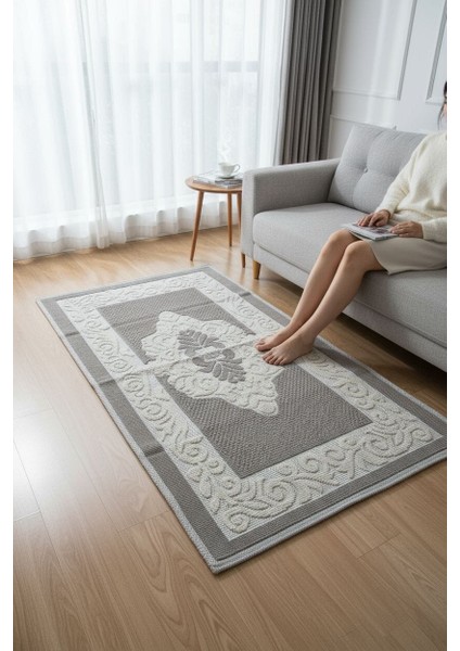 Pamuklu Kaymaz Taban Dikdörtgen Banyo Paspası – Yüksek Emici Pamuk Dokuma Banyo Halısı indirimleri