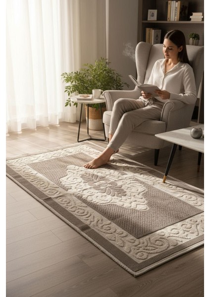 Pamuklu Kaymaz Taban Dikdörtgen Banyo Paspası – Yüksek Emici Pamuk Dokuma Banyo Halısı