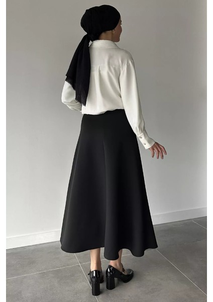 Bel Lastikli Scuba Tesettür Kiloş Etek P-00018921 modelleri