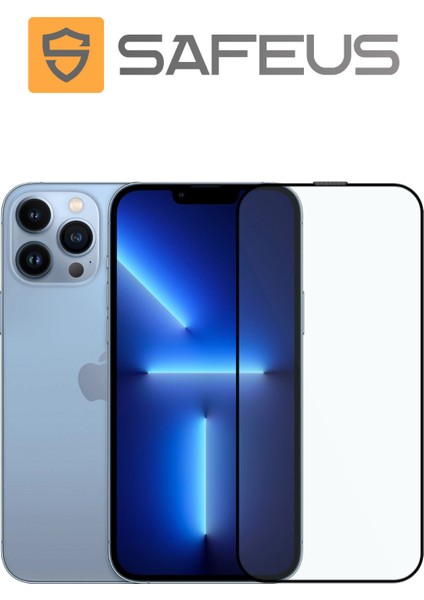 iPhone 13 Pro Tam Kaplayan Toz Filtreli Parmak İzi Bırakmayan Safir Ekran Koruyucu Cam