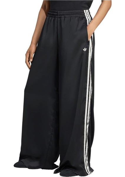 Kadın Siyah Eşofman Altı Wıde Leg Pants KC8813