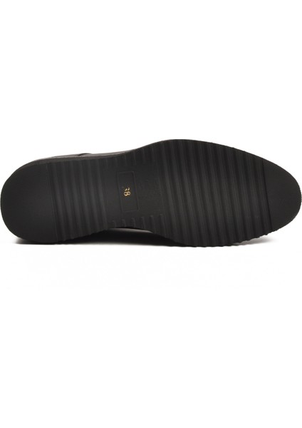 Siyah Hakiki Deri Erkek Klasik Ayakkabı indirimleri