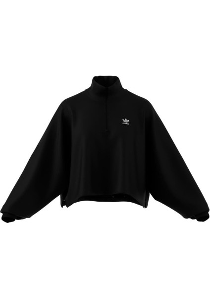 Kadın Siyah Sweatshirt ESS SWEATSHIRT IW5726 modelleri