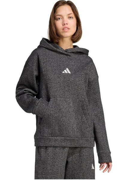 Sportswear JX4346 ALL SZN Holiday Glitter Fleece Loose Kapüşonlu Üst